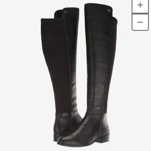 Michael Kors over the knee leather boots NWOB
